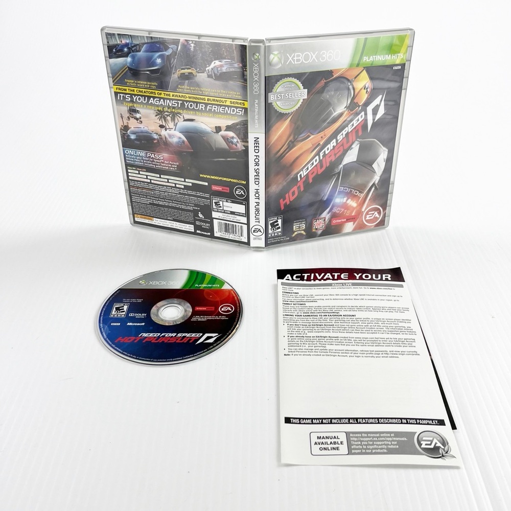Need for Speed Hot Pursuit Video Game for Microsoft Xbox 360